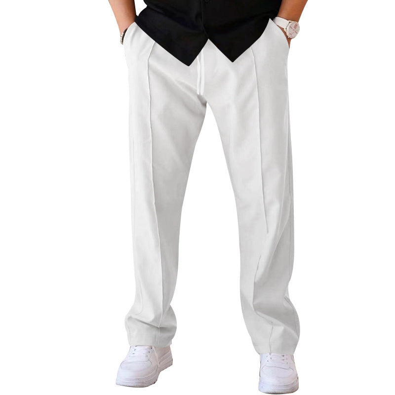 New Cross-Border Pants Men's Spring and Summer Loose Straight Sports Casual Pants American Oversize Long Pants