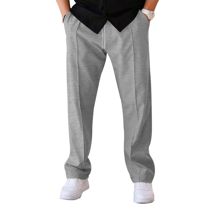 New Cross-Border Pants Men's Spring and Summer Loose Straight Sports Casual Pants American Oversize Long Pants
