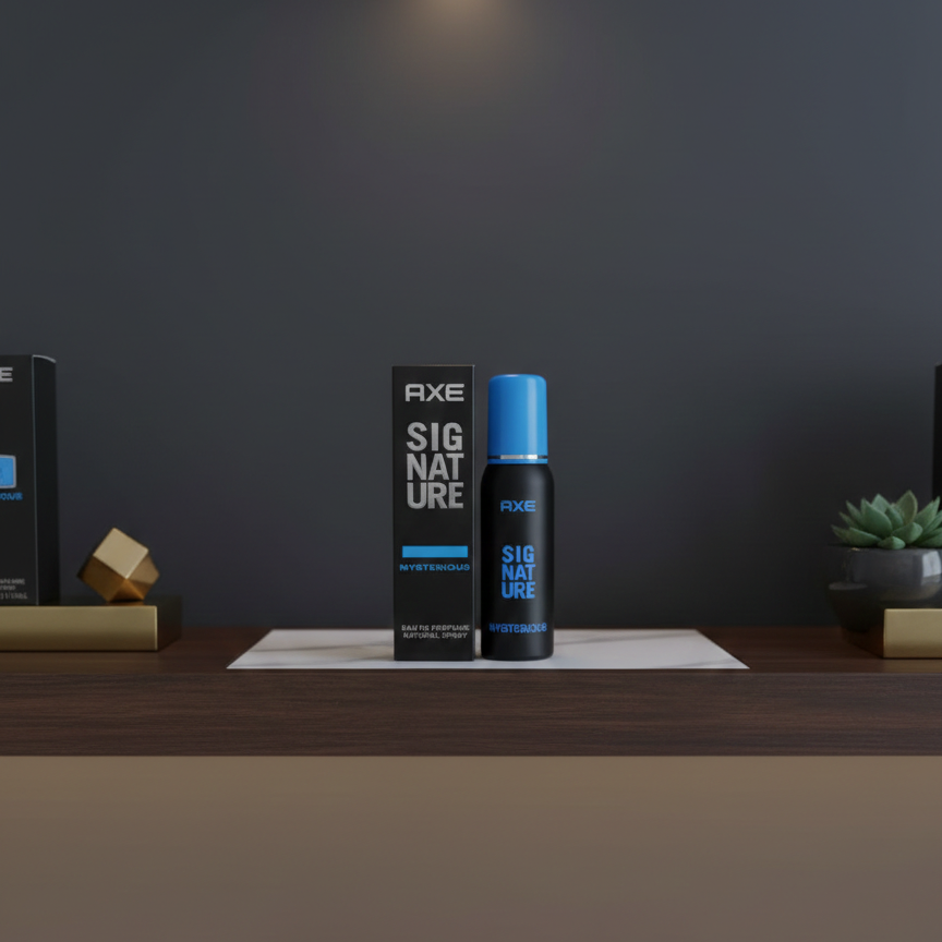 Axe Signature Mysterious Eau De Parfum 120ML 4 Hours Lasting Premium Fragrance For Men