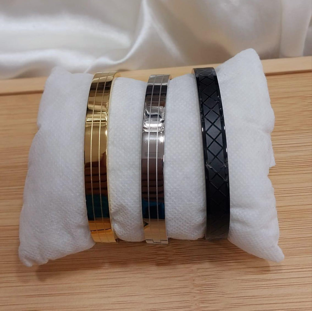 Premium Unisex Geometric Bangle Collection
