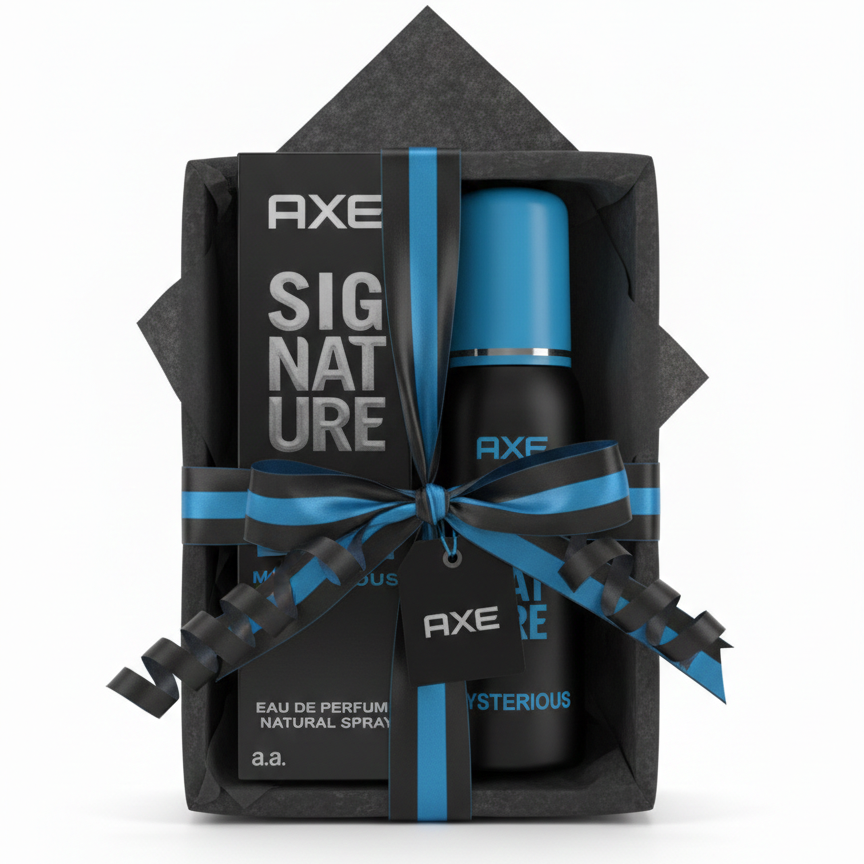 Axe Signature Mysterious Eau De Parfum 120ML 4 Hours Lasting Premium Fragrance For Men