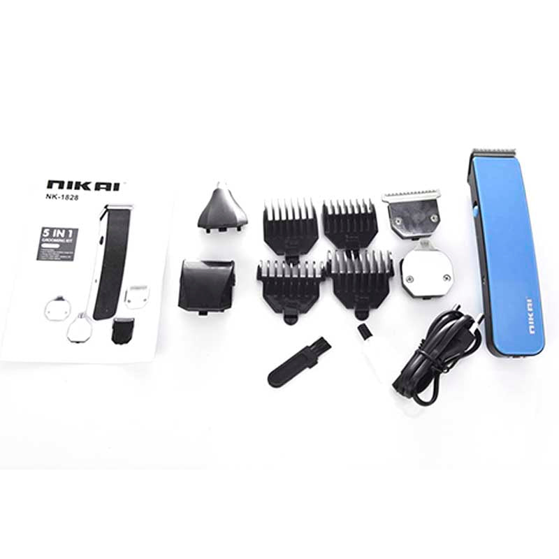 Nikai 5 In 1 Electric Hair And Beard Trimmer (NK-1828)